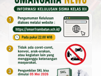 PENGUMUMAN KELULUSAN SISWA KELAS XII TAHUN PELAJARAN 2025/2026
